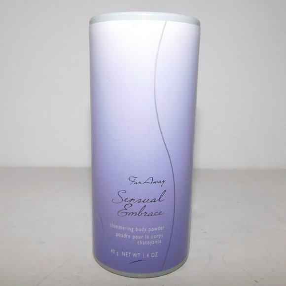 Discontinued AVON Far Away Sensual Embrace Shimmering Body Powder 1.4 oz NEW - Picture 1 of 5